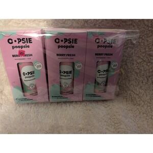 3- Oopsie Poopsie Bathroom Spray Eliminate Poop Smell Deodorizer Flower Citrus